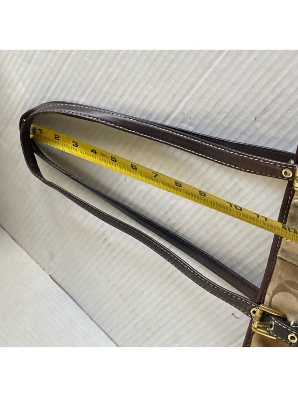 Coach leather patchwork top bag - Picture 13 of 13